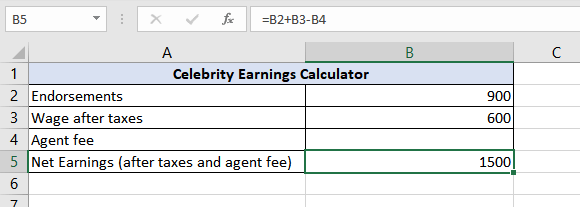How to Find and Fix Circular References in Excel 12 we must first apply our desired formula in the net earnings cell