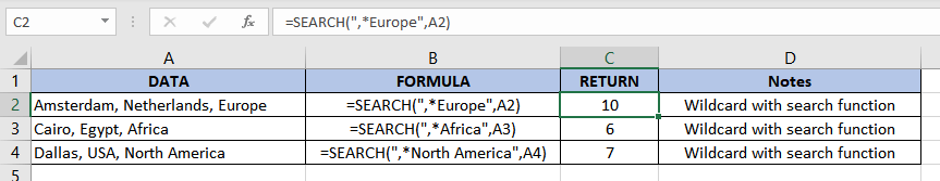 Excel FIND Function – How to Use 8 FIND function vs. SEARCH function