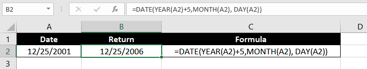 How To Add Days, Months & Years to Dates In Excel 4 Add Years to a Date in Excel