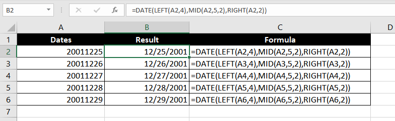 How to Convert Text or Numbers To Dates in Excel 18 How to Convert an 8-digit Date to an Excel-Recognizable Date