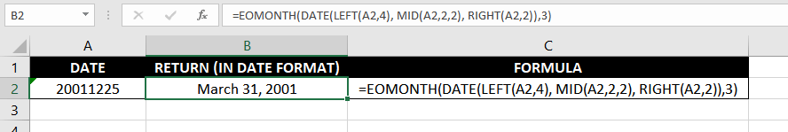 Excel EOMONTH Function – How To Use 7 Using EOMONTH for Dates Stored as Text
