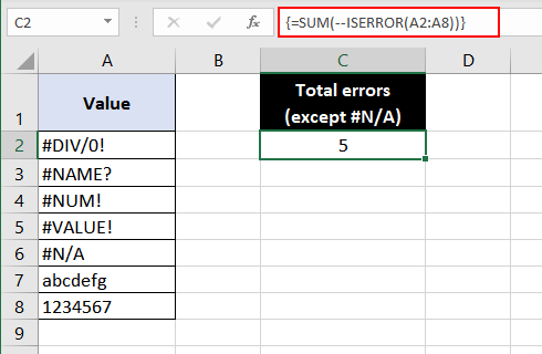 Excel ISERR Function - How to Use 7 ISERR vs ISERROR Function