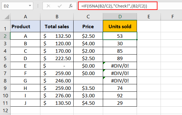 Excel ISERR Function - How to Use 8 ISERR vs ISNA Function