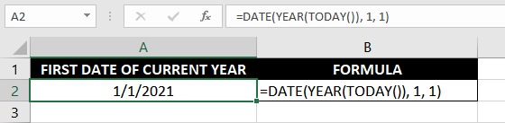 Excel YEAR Function – How To Use 3 YEAR Function with TODAY and DATE Function