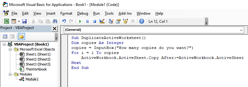 How to Copy And Duplicate a Sheet in Excel (Easy Ways + VBA) 10 Using VBA to Duplicate-A-Sheet-In-Excel