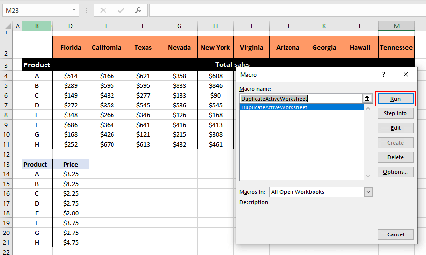 How to Copy And Duplicate a Sheet in Excel (Easy Ways + VBA) 12 we have a "How many copies do you want?" input box
