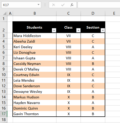 How to Highlight Every Other Row in Excel (3 Easy Ways) 9 Similarly, instead of having a separate column for numbering the rows, the ROW function can be fed into the ISEVEN function