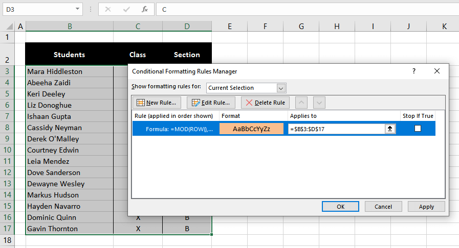 How to Highlight Every Other Row in Excel (3 Easy Ways) 12 go to the Fill tab and select the color for highlighting