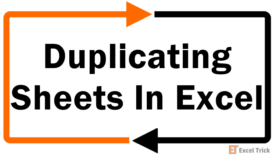How To Duplicate a Sheet In Excel