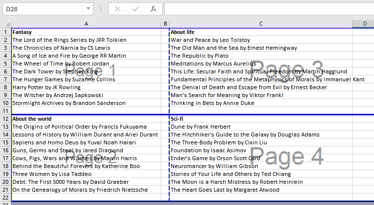 Excel Page Breaks - Guide to Add, View & Remove Page Breaks 18 Adjust an Automatic Page Break