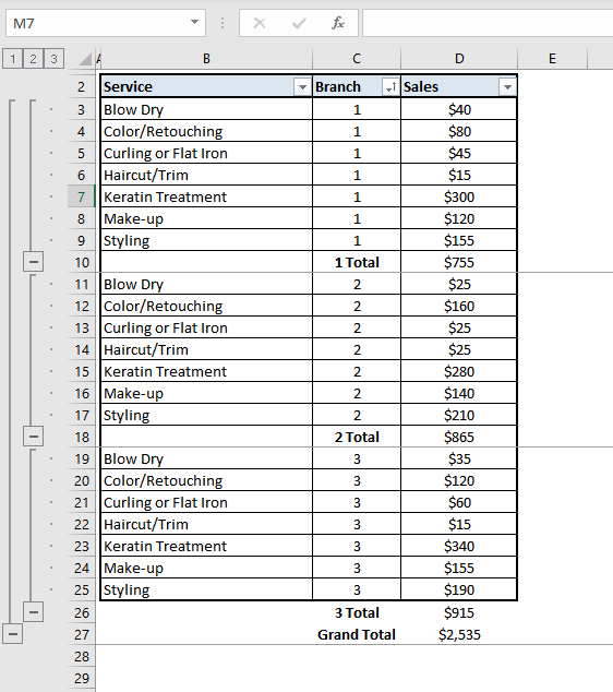 Excel Page Breaks - Guide to Add, View & Remove Page Breaks 31 Tick the Page break between groups checkbox for the page breaks to be added