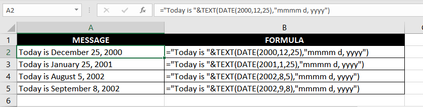 Excel TEXT Function – How to Use 9 Concatenate a Date with Text Using the TEXT Function