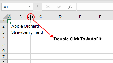 How to Autofit Rows & Columns in Excel (Quick & Easy Ways) 4 How to AutoFit Columns in Excel Using Mouse Double Click