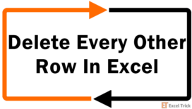 How to Delete Every Other Row in Excel (or Every Nth Row) 87 How To Delete Every Other Row In Excel