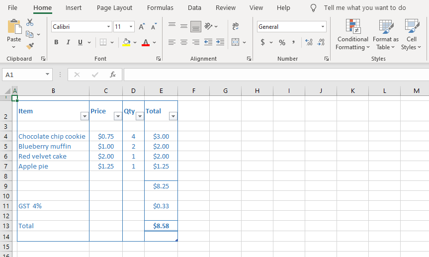 How to Change Border Color in Excel (3 Easy Ways) 23 Set a Custom Table Style