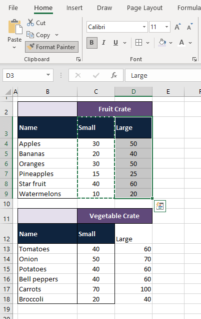 How to Copy Formatting in Excel (3 Easy Ways + Shortcut) 10 Using Format Painter Multiple Times