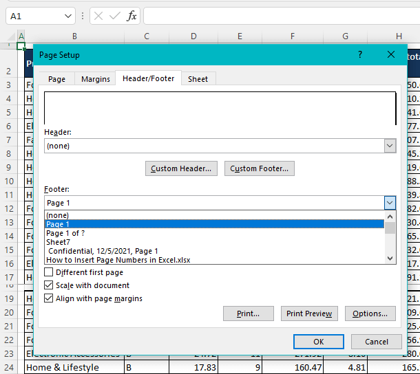 How to Insert Page Numbers in Excel (In 2 Easy Ways) 21 Start Page Numbering with the Desired Number
