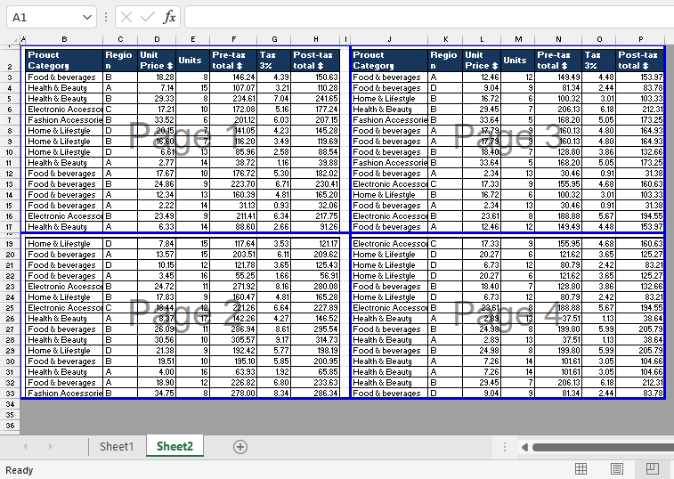 How to Insert Page Numbers in Excel (In 2 Easy Ways) 24 Change the Page Order while Numbering