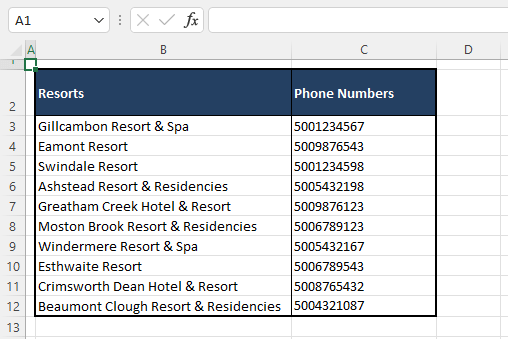 How To Remove Extra Spaces In Excel (5 Super Easy Ways) 9 The cleaned-up data ready to be used