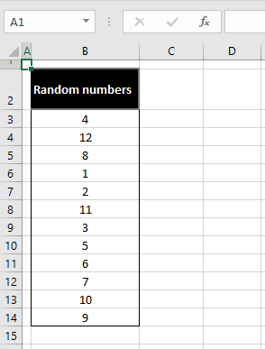 Generate Random Numbers in Excel (5 Easy Ways + VBA) 19 Using RAND, LARGE & MATCH Functions