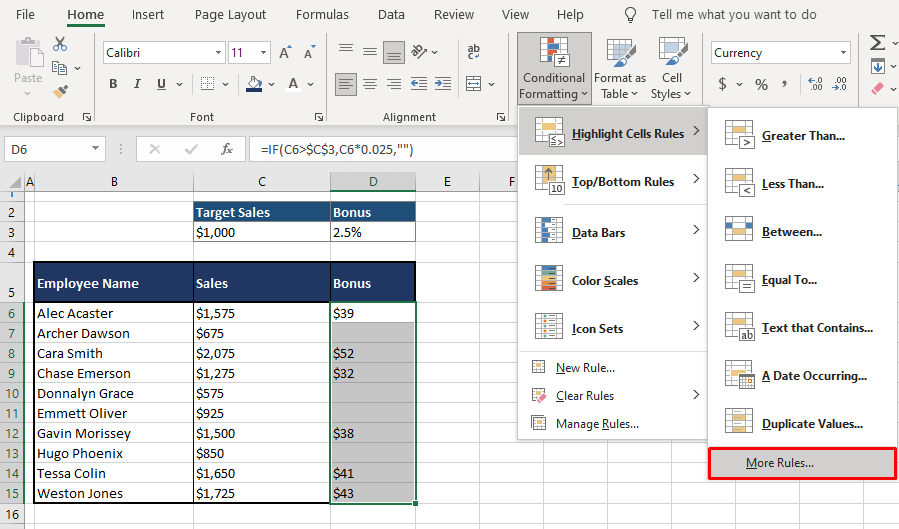 How to Highlight Blank Cells in Excel (In 4 Easy Ways) 2 Highlight Blank Cells Using Conditional Formatting