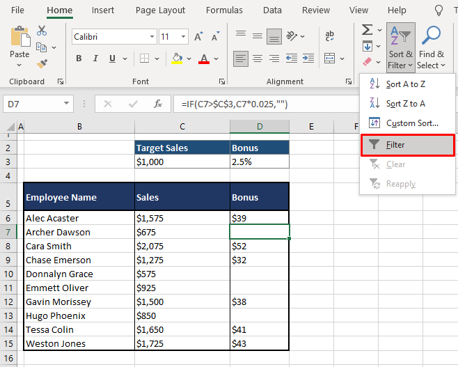 How to Highlight Blank Cells in Excel (In 4 Easy Ways) 8 Filter & Highlight Blank Cells