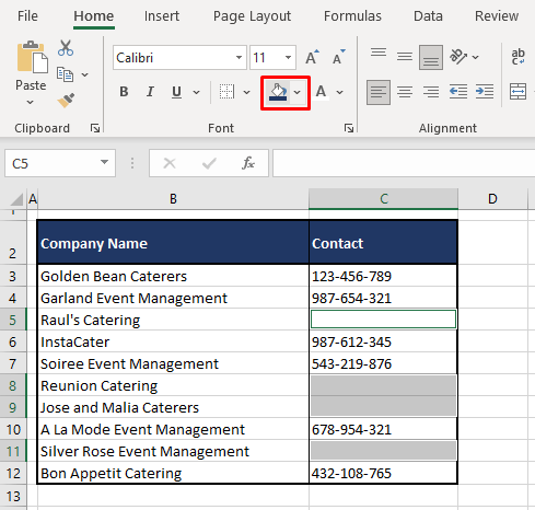 How to Highlight Blank Cells in Excel (In 4 Easy Ways) 18 Select & Highlight Blank Cells