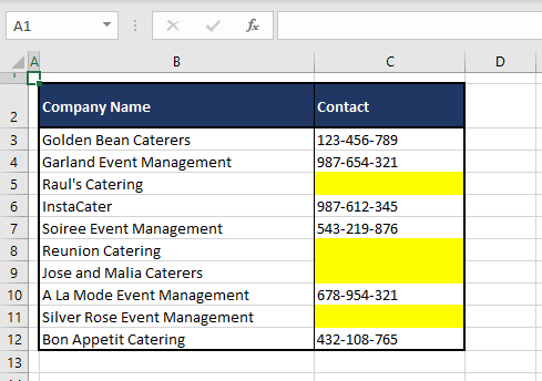 How to Highlight Blank Cells in Excel (In 4 Easy Ways) 25 Highlight Blank Cells Using VBA