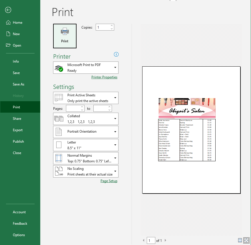 How to Center a Worksheet Horizontally & Vertically in Excel 7 Resetting the Print Area