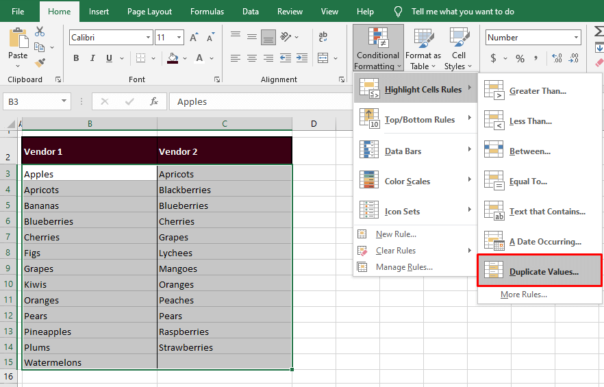 How to Compare Two Columns in Excel (6 Quick & Easy Ways) 13 Compare Two Columns & Highlight Matching Data