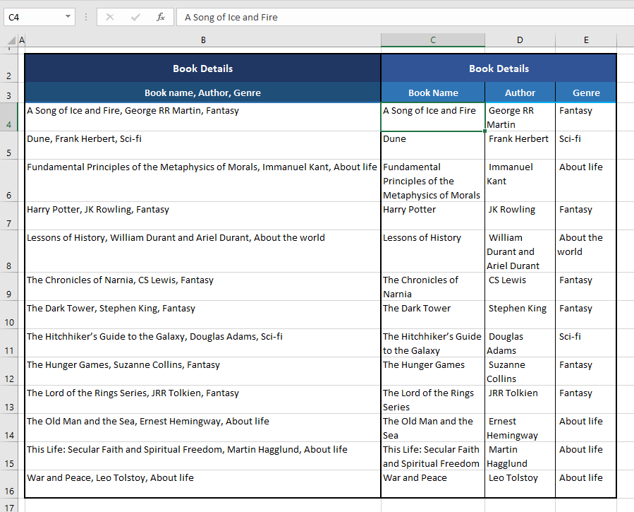 How to Split/Separate Text in Excel (3 Easy Ways + VBA) 7 Using Text to Columns