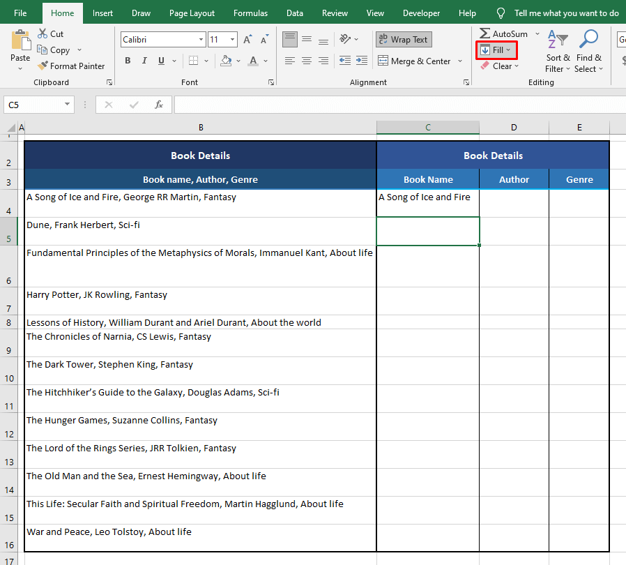 How to Split/Separate Text in Excel (3 Easy Ways + VBA) 14 Using Flash Fill