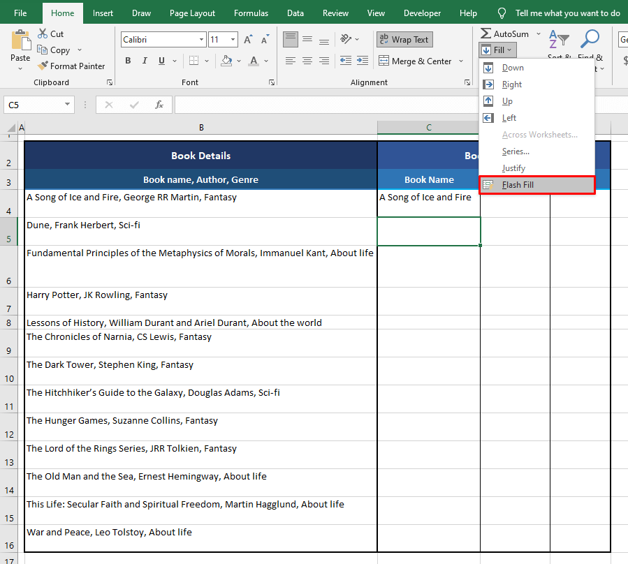 How to Split/Separate Text in Excel (3 Easy Ways + VBA) 15 Using Flash Fill