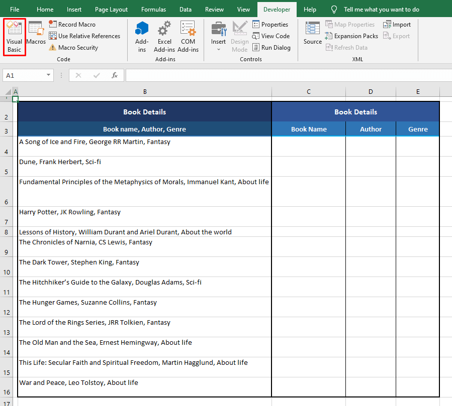 How to Split/Separate Text in Excel (3 Easy Ways + VBA) 18 Using VBA Function