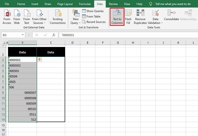 How to Remove Leading Zeros in Excel (7 Super Easy Ways) 14 Using Text to Columns