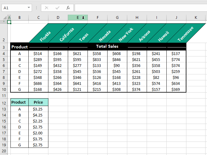 How to Select Entire Column in Excel (Easy Ways + Shortcut) 2 Selecting a Single Column Using Mouse