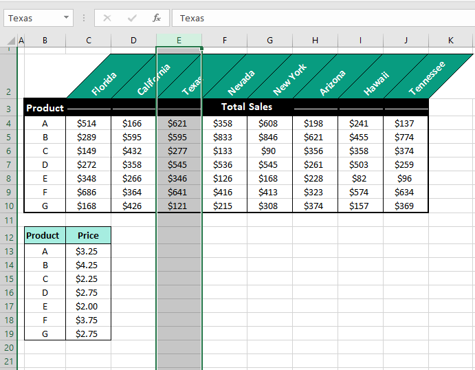 How to Select Entire Column in Excel (Easy Ways + Shortcut) 10 Selecting a Single Column Using Keyboard Shortcut