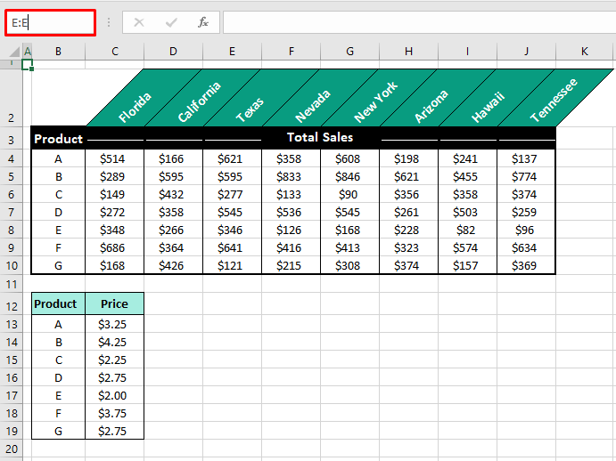 How to Select Entire Column in Excel (Easy Ways + Shortcut) 15 Selecting a Single Column Using Name Box