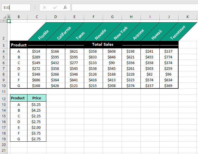 How to Select Entire Column in Excel (Easy Ways + Shortcut) 17 Selecting Multiple Adjacent Columns Using Name Box