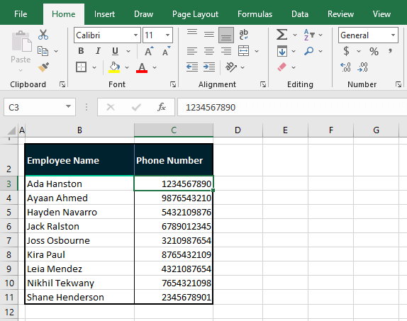 How to Format Phone Number in Excel (3 Quick Ways) 2 How-to-Format-Phone-Number-in-Excel-01