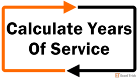How to Calculate Years of Service in Excel