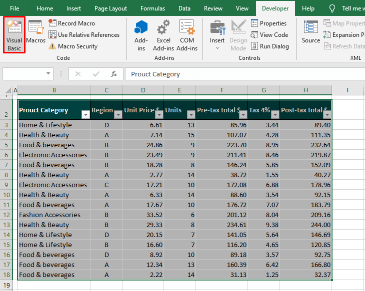 How to Delete Filtered Rows in Excel (5 Easy Ways) 11 Deleting Visible Filtered Rows Using VBA