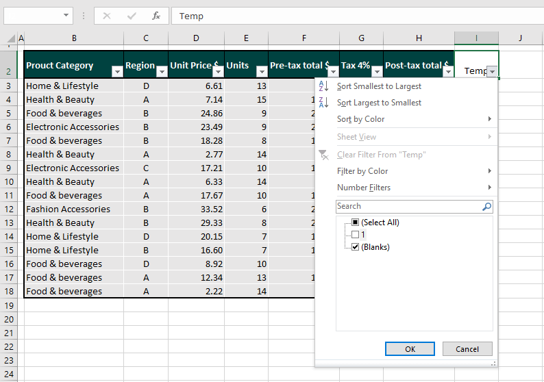 How to Delete Filtered Rows in Excel (5 Easy Ways) 23 Deleting Hidden Filtered Rows Using a Temporary Column