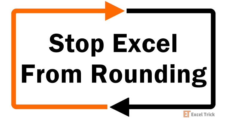 How to Stop Excel from Rounding (Large Numbers & Decimals) 1 How to Stop Excel from Rounding