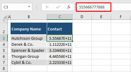 How to Stop Excel from Rounding (Large Numbers & Decimals) 7 Change the Cell Format