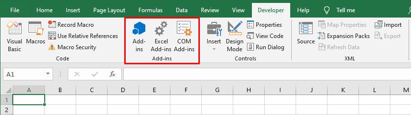 How to Add Developer Tab in Excel (Step-by-Step Guide) 13 Add-ins