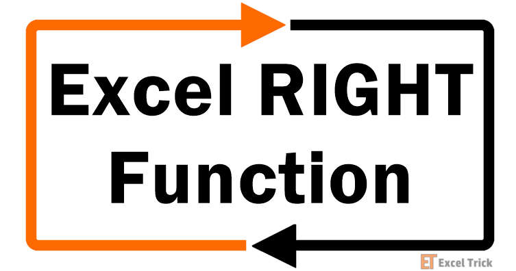 Excel RIGHT Function – How To Use 1 Excel RIGHT Function