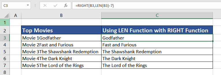 Excel RIGHT Function – How To Use 6 Remove the first N characters from a string