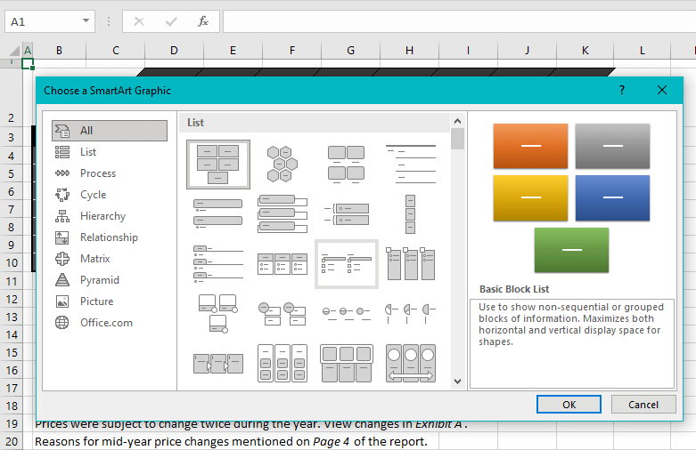 How to Insert Bullet Points in Excel (9 Easy Ways) 26 Using SmartArt In Excel For Bullet Points