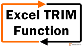 Excel TRIM Function – How To Use 37 Excel TRIM Function